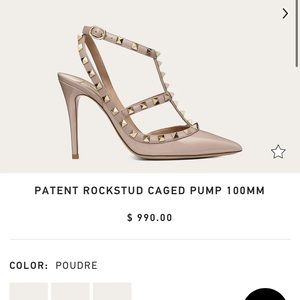 Valentino rockstud pump